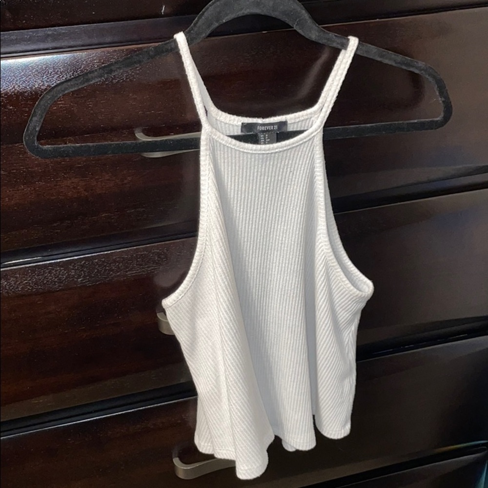 Forever 21 White Tank Top